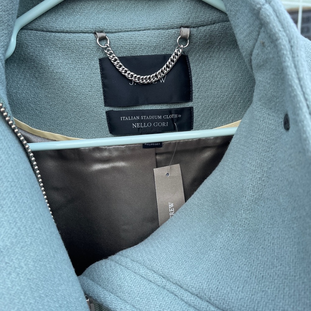 J crew stadium wool jacket